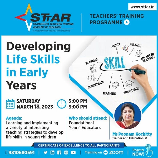 Developing Life Skills in Early Year Best Teachers Training Academy