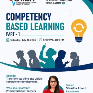Competency Based Learning – Part 1 (Primary School Teachers)